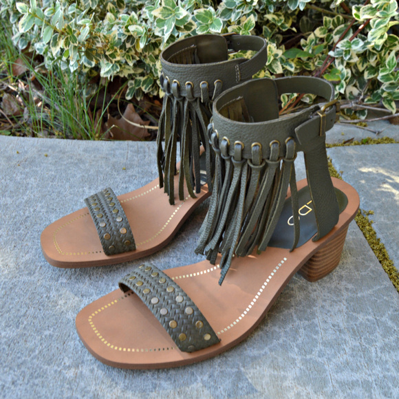 aldo fringe sandals